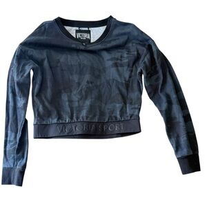 Victoria Sport Black Camo Long Sleeve Top. Size: M